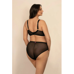 Lola black bra – soft embroidered underwire | Inesslingerie