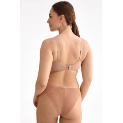Biustonosz Rina soft – haft i mikrofibra | Inesslingerie