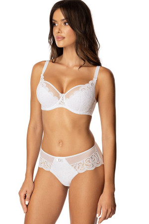 Biustonosz Saraja Semi-Soft – koronka i siateczka - inesslingerie