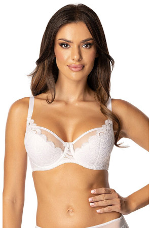 Biustonosz Saraja Semi-Soft – koronka i siateczka - inesslingerie