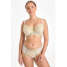 Figi Limon Śmietankowy  – haft cytrynowy | InesSlingerie