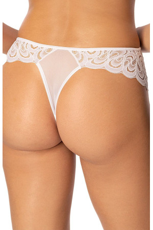 Tanga feminina Saraja – renda e detalhes transparentes