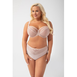 BIG IDA soft bra – black lace bra for large busts