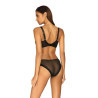 Pryma black tangas – mesh and tulle, mid-rise