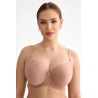 Rina beige bra  – Spacer foam, embroidered band