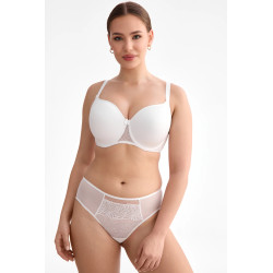 Rina béžová podprsenka – Spacer T-shirt s výšivkou | Inesslingerie