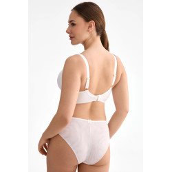 Rina béžová podprsenka – Spacer T-shirt s výšivkou | Inesslingerie