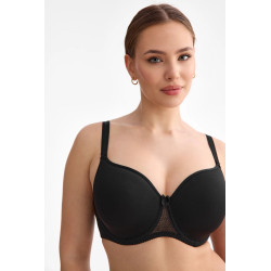 Rina béžová podprsenka – Spacer T-shirt s výšivkou | Inesslingerie