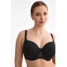 Rina  beige bra – Spacer foam seamless bra with embroidery