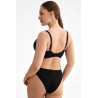 Biustonosz Rina  – beżowy Spacer T-shirt Bra z haftem | Inesslingerie