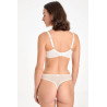 Tanga Rina – výšivka a tyl, střední pas | InessLingerie