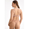 Rina thongs – embroidered tulle with back bow