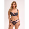 Aina Briefs – navy lace & mesh | InessLingerie